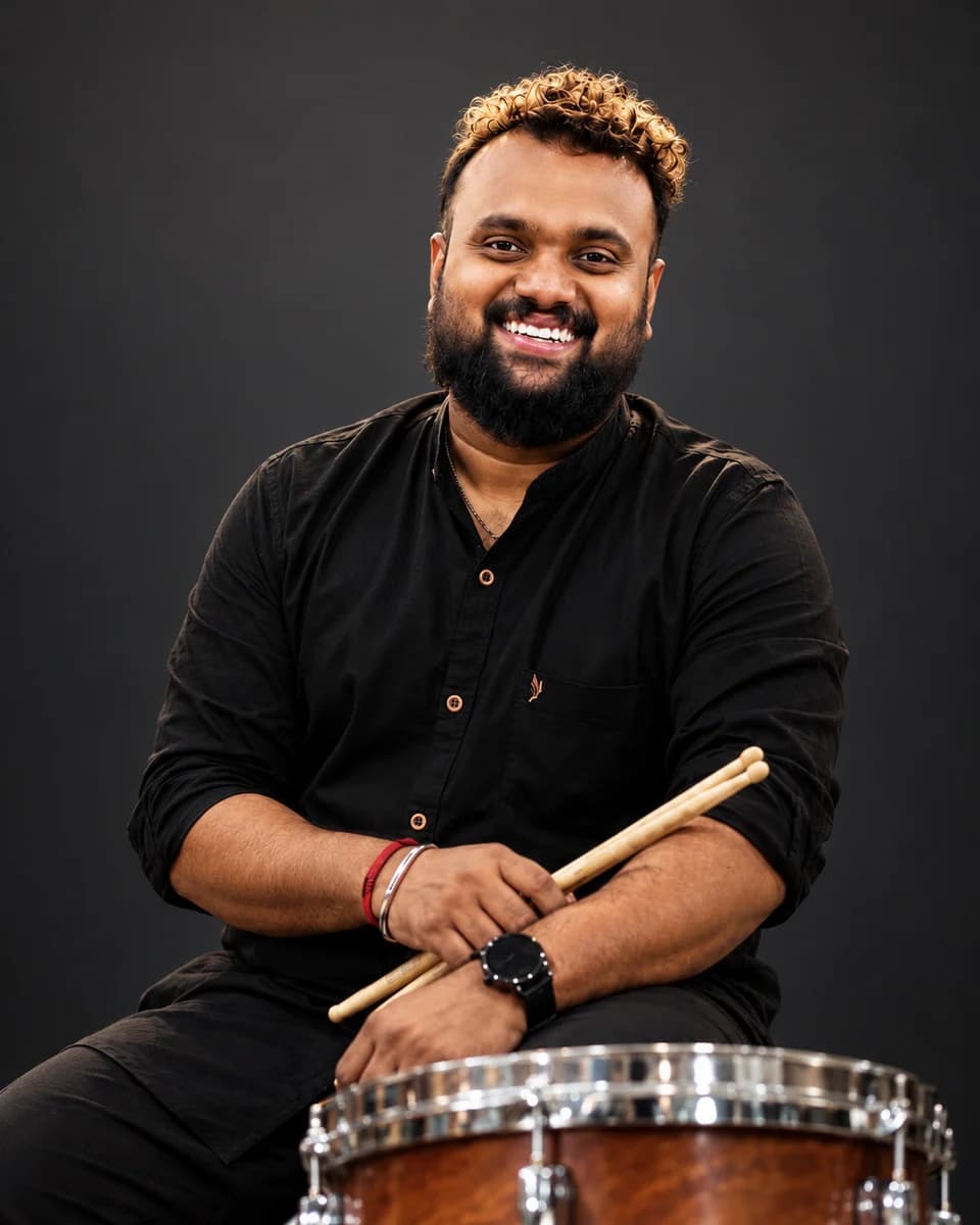 Rahul Babu, Drummer