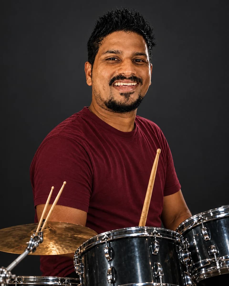 Shyman Changanassery, Drummer